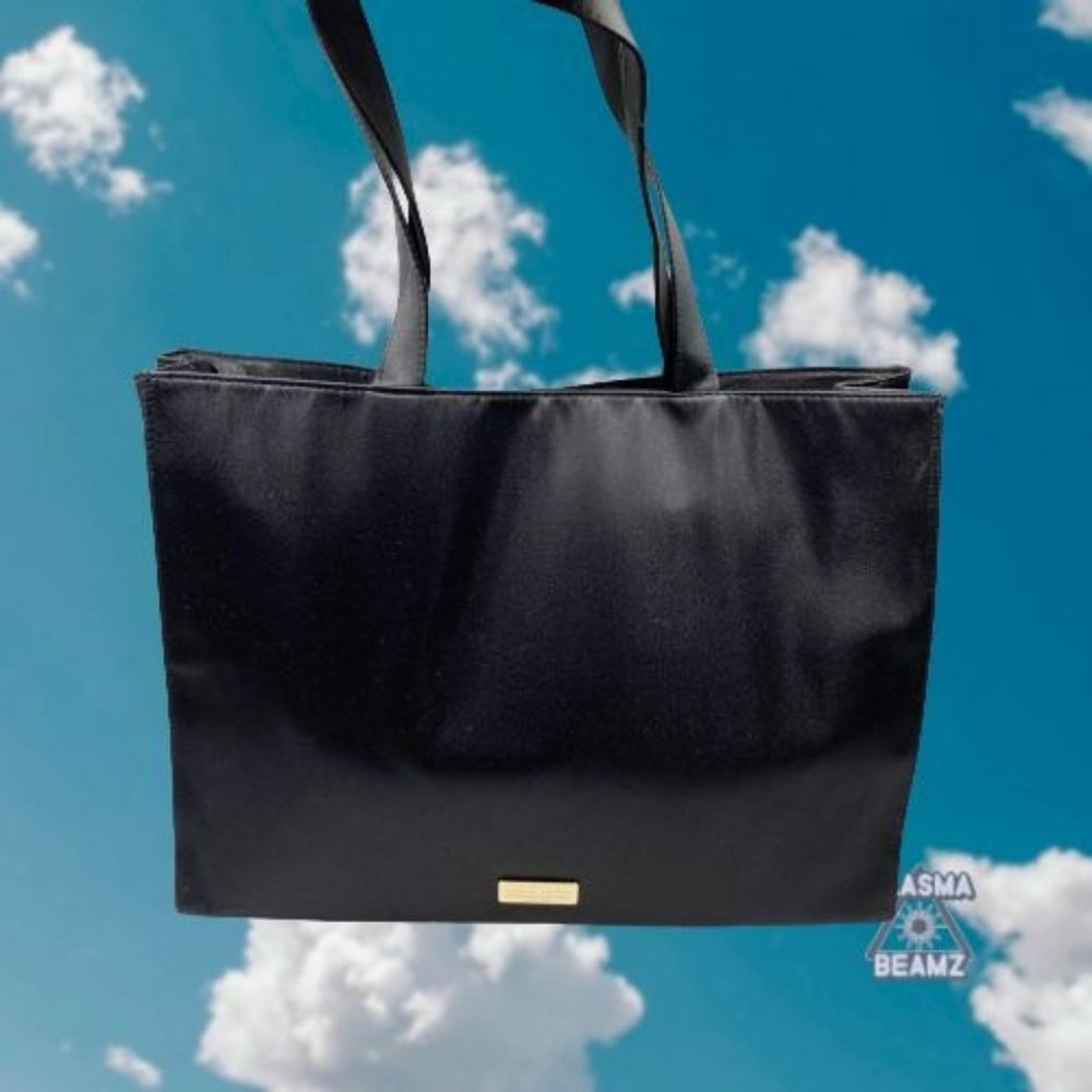 Good Girl Carolina Herrera Black Satin Tote Bag